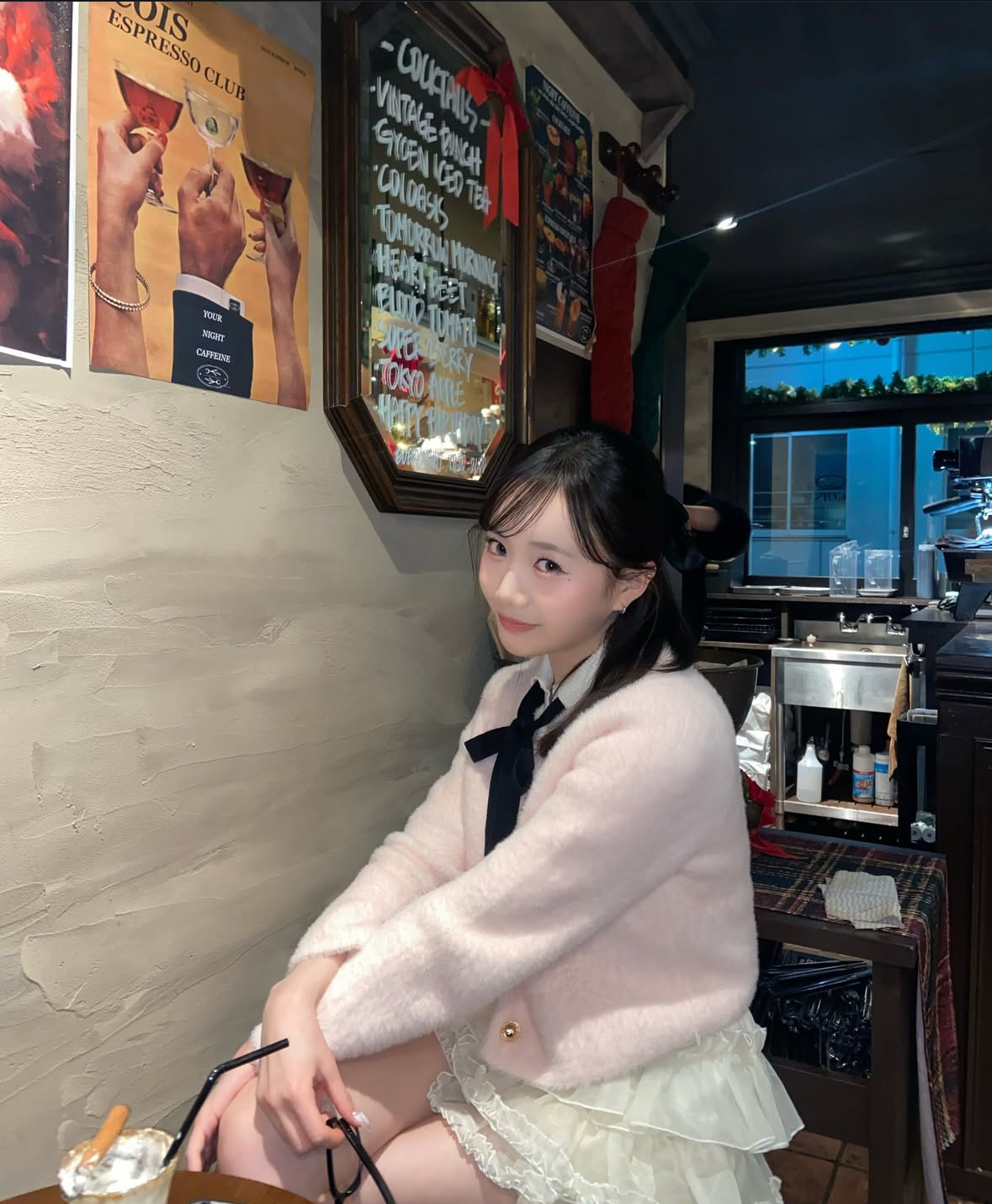 Recent activity shot of Shimizu Keiko (ME:I)