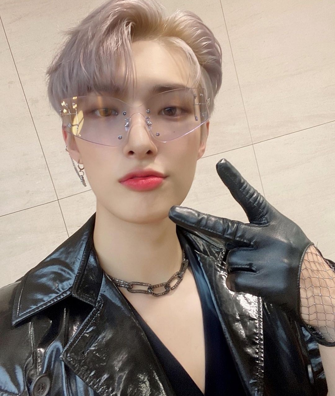 A moment captured by Mingi (ATEEZ)'s fan