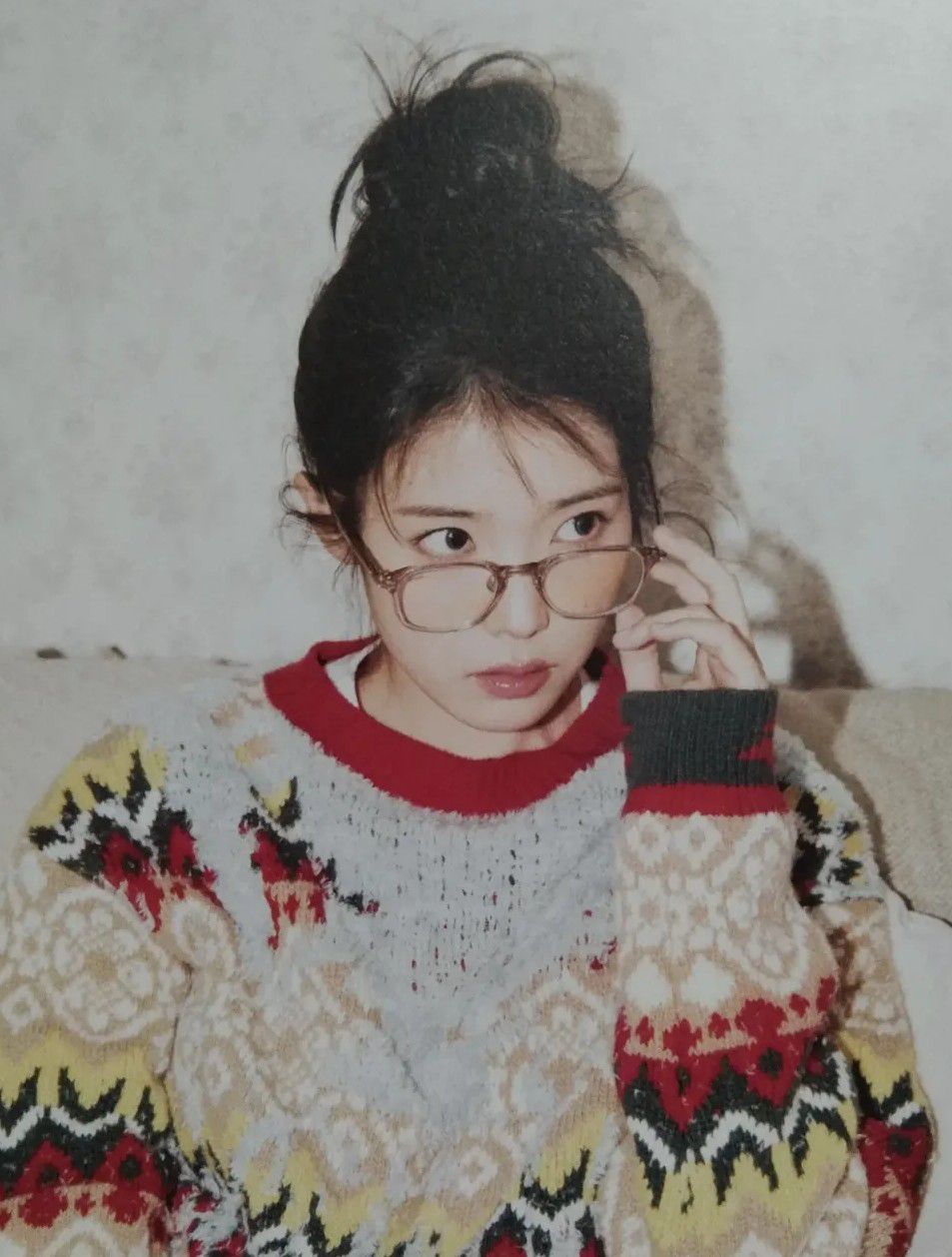 A moment captured by IU's fan