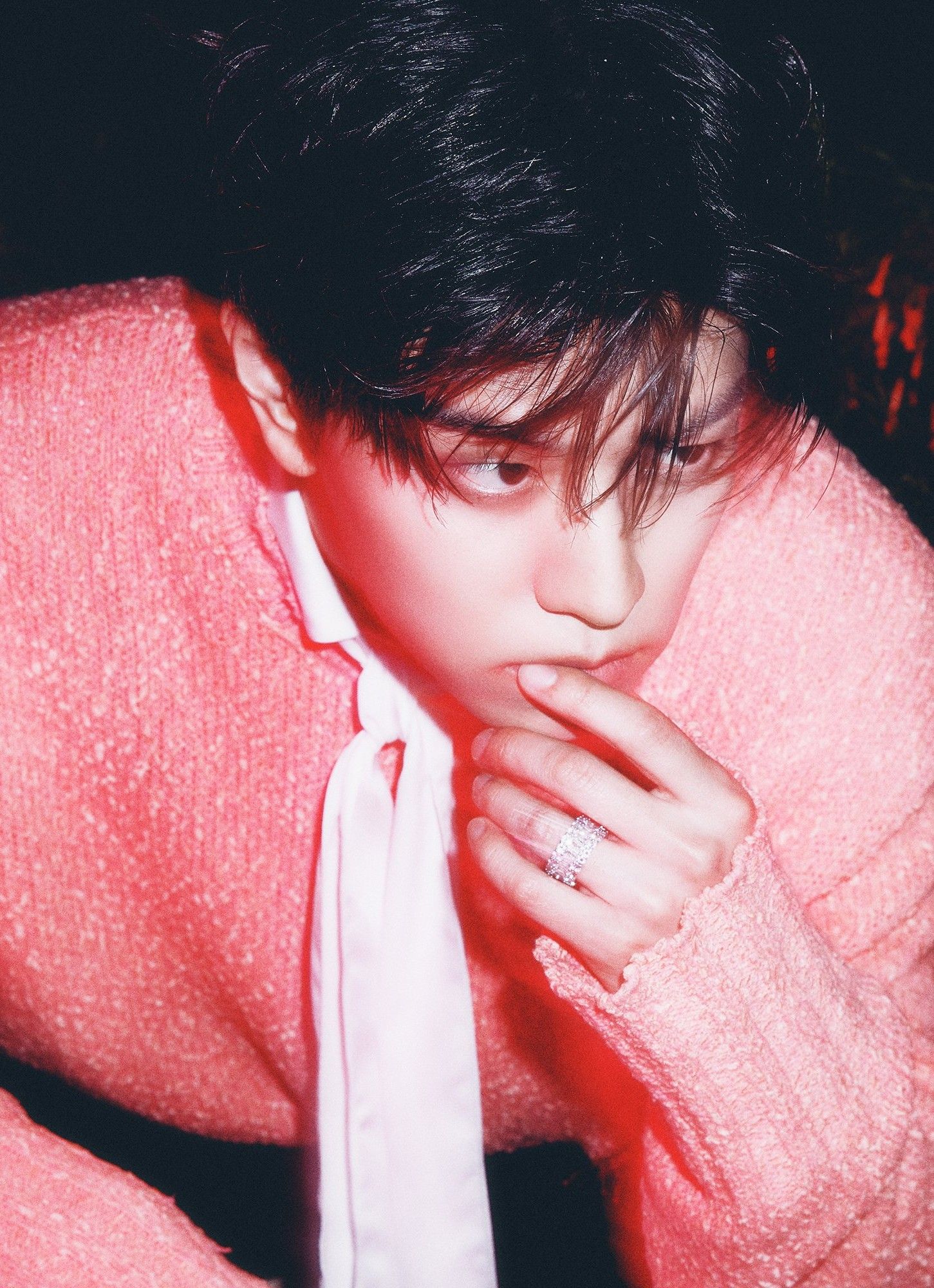 Recent activity shot of Seungmin (Stray Kids)