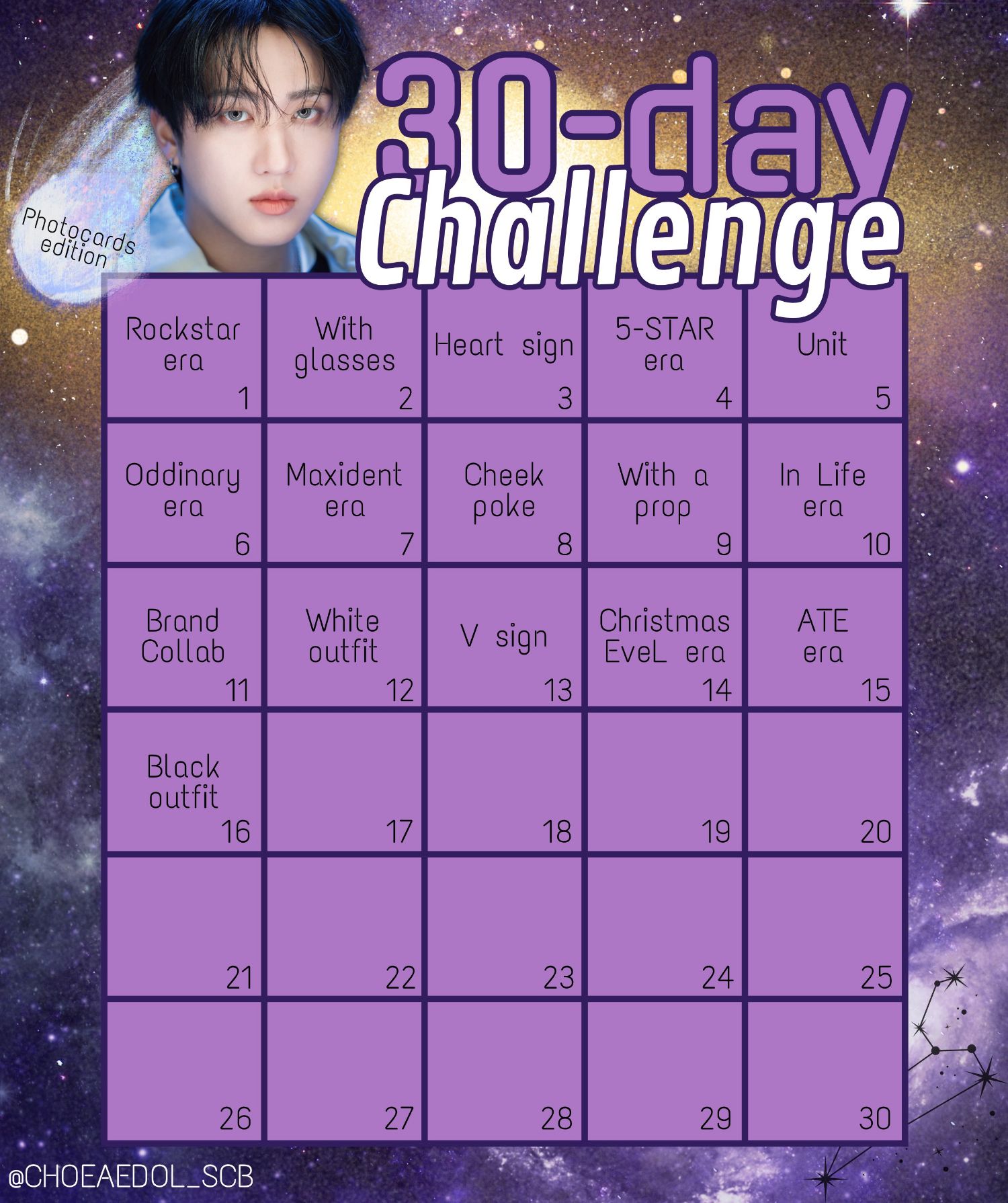 Recent activity shot of Changbin (Stray Kids)