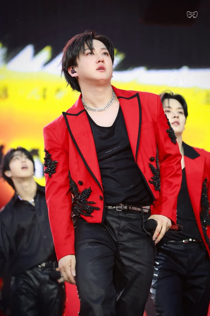 A moment captured by Changbin (Stray Kids)'s fan