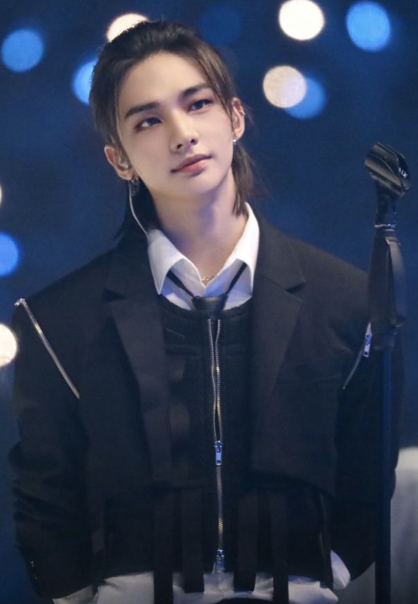 Behind-the-scenes cut of Hyunjin (Stray Kids)