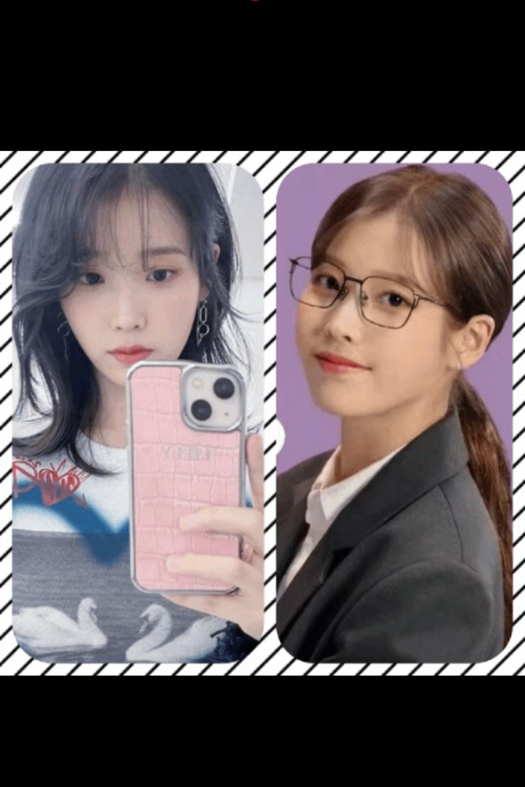 Behind-the-scenes cut of IU