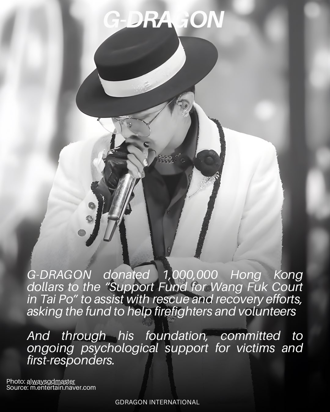 A moment captured by G-DRAGON (BIGBANG)'s fan