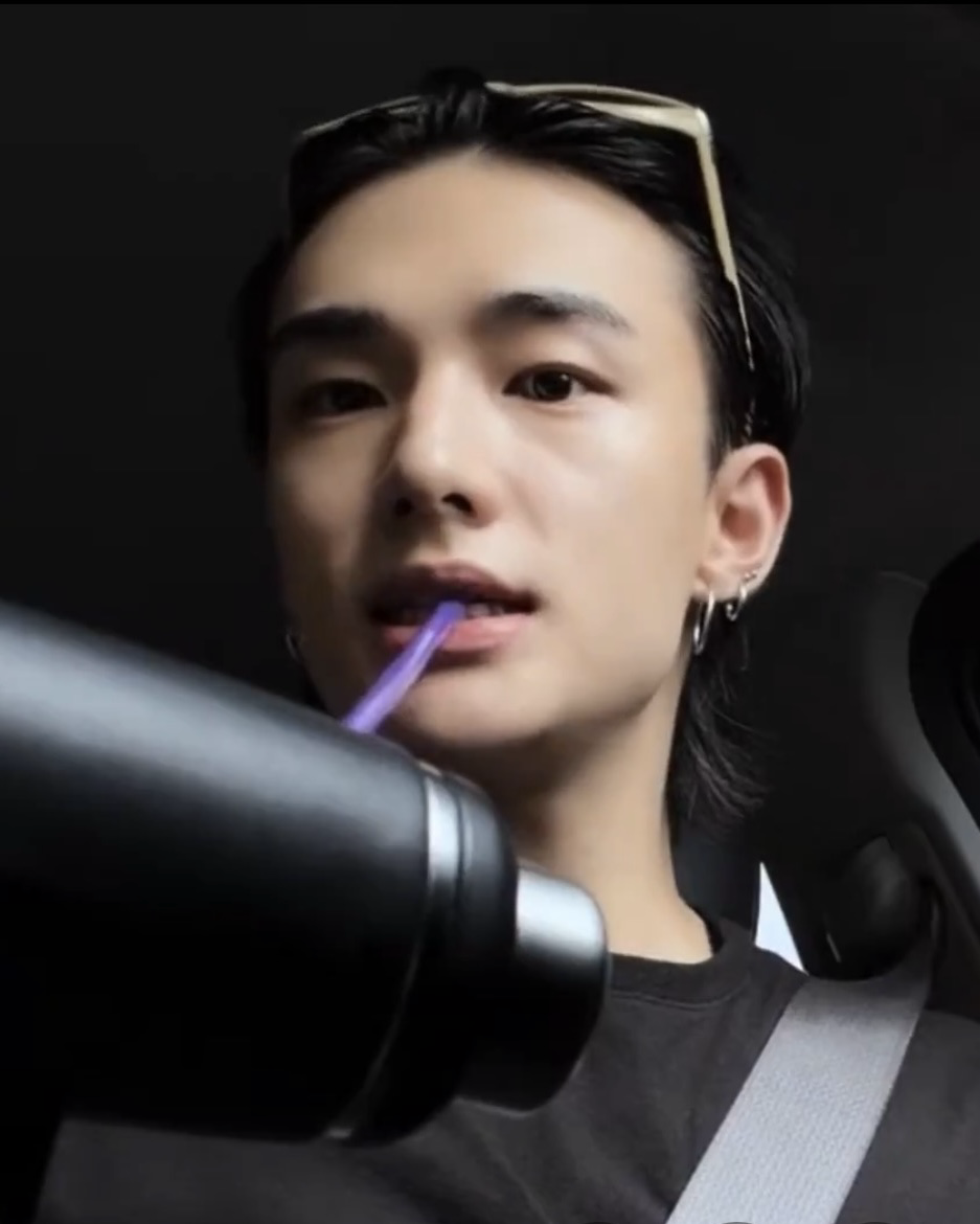 Recent activity shot of Hyunjin (Stray Kids)