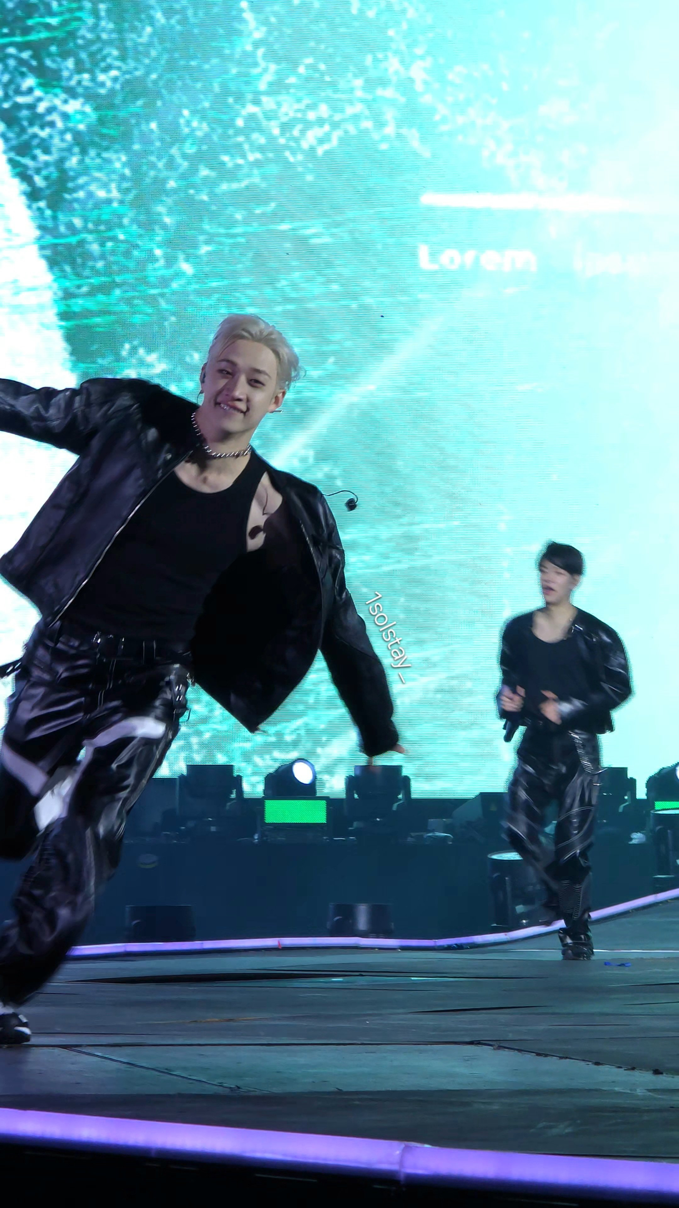 A moment captured by Bang Chan (Stray Kids)'s fan