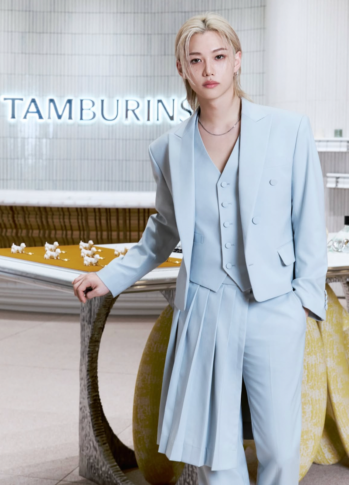 A moment captured by Felix (Stray Kids)'s fan