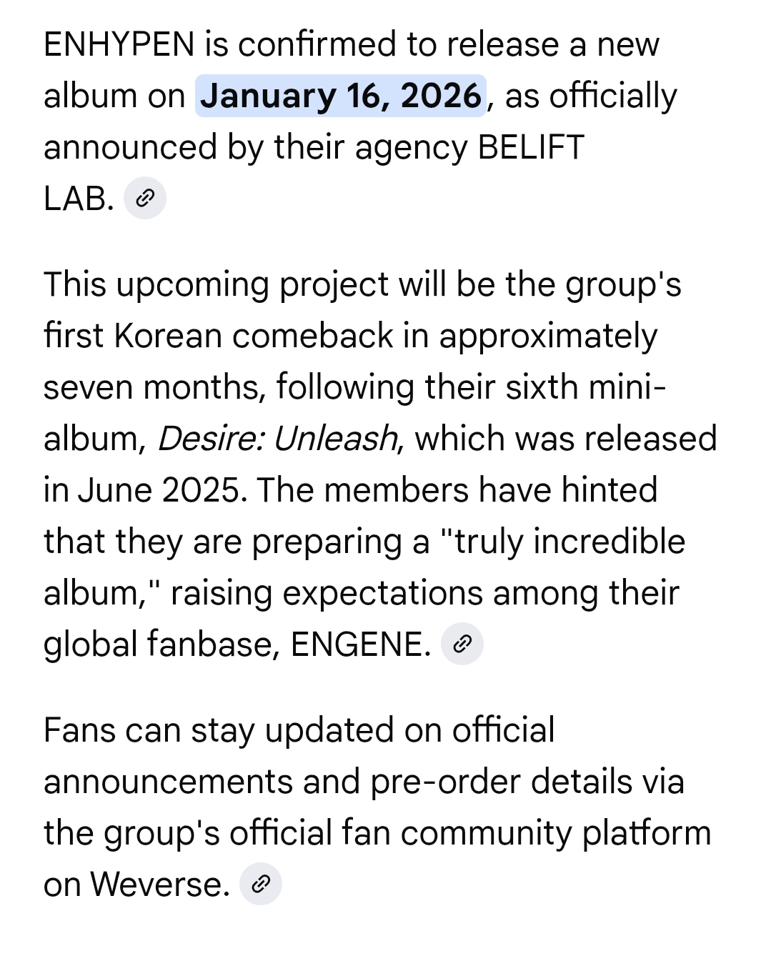ENHYPEN的最新活動照片