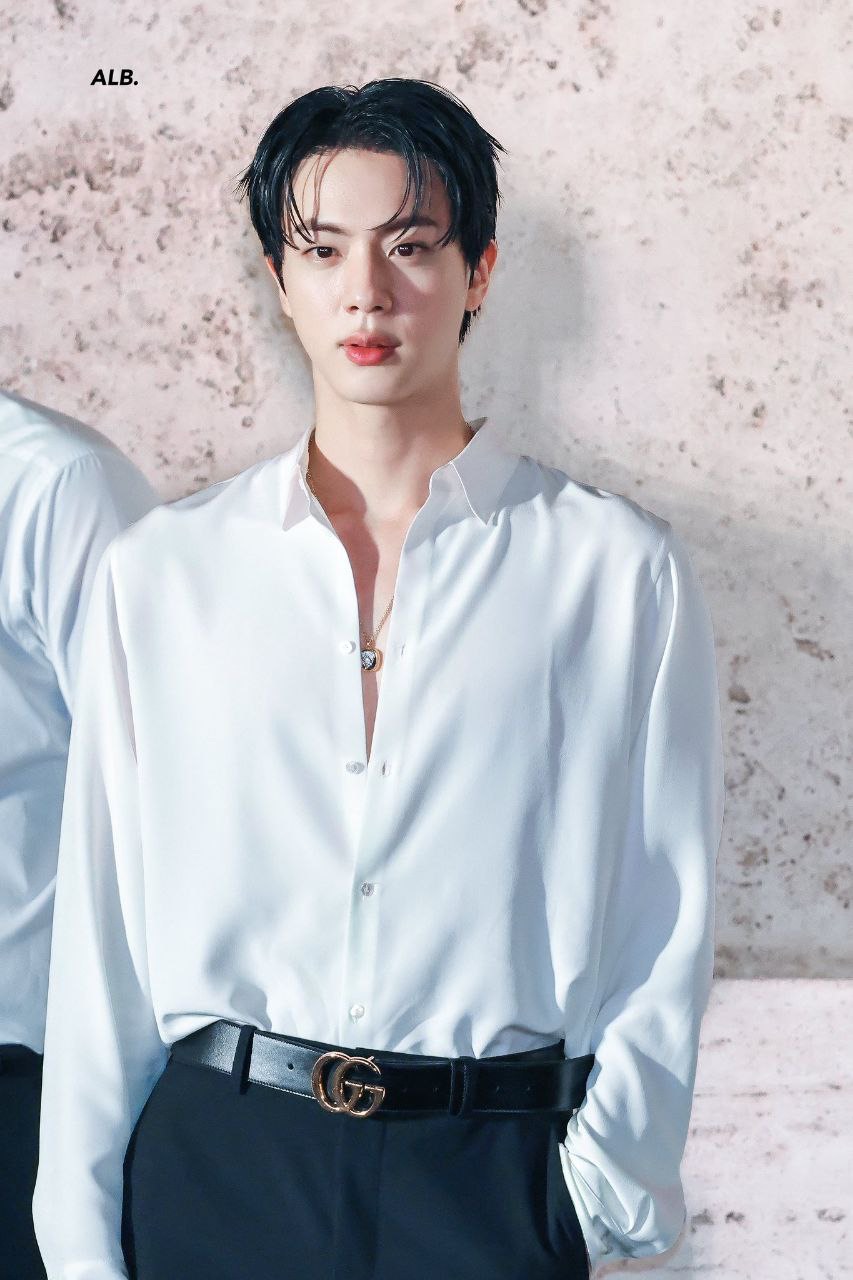Recent activity shot of Jin (BTS)