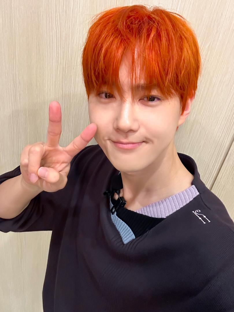 Recent activity shot of Suho (EXO)