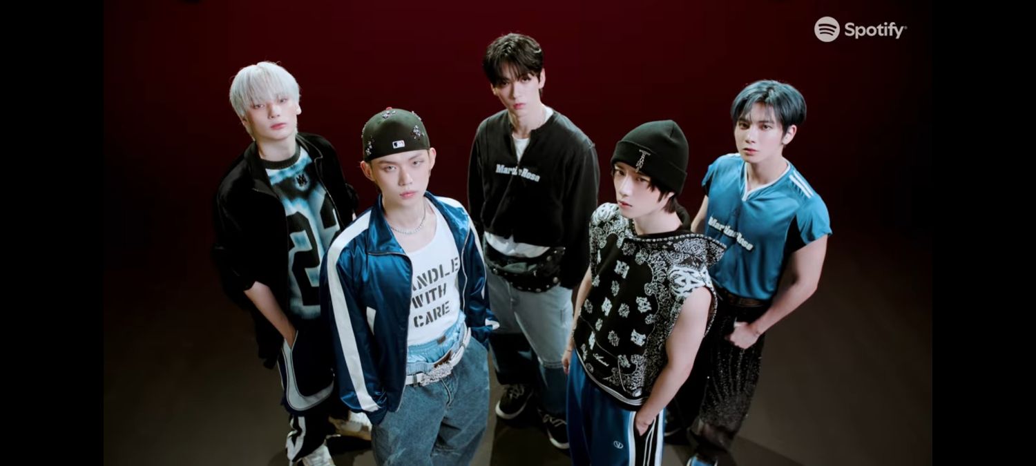 Recent activity shot of TOMORROW X TOGETHER