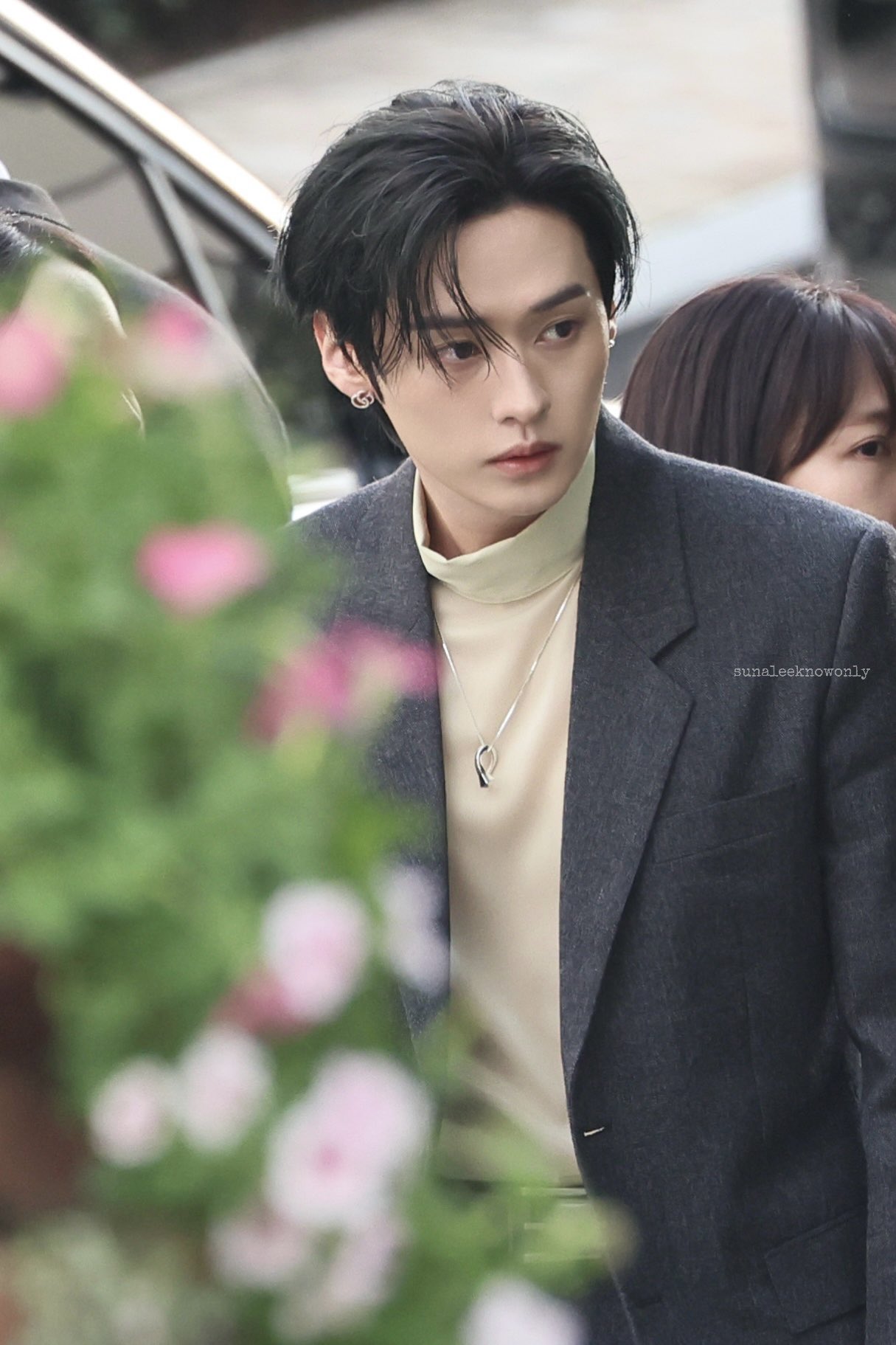 Recent activity shot of Lee Know (Stray Kids)