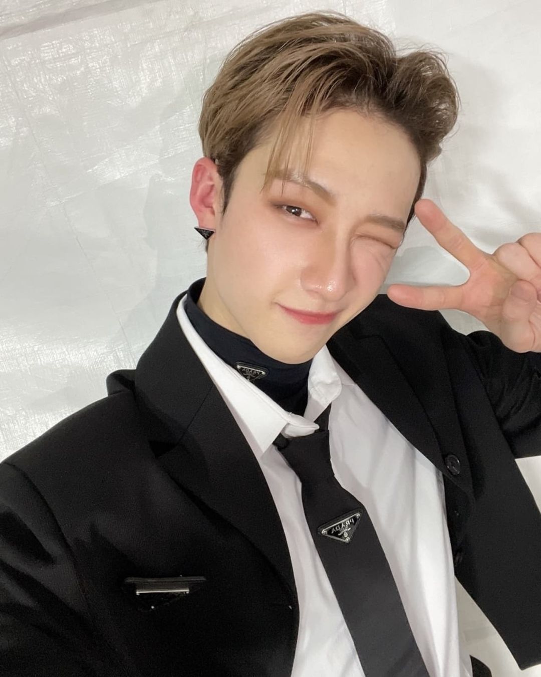 A moment captured by Bang Chan (Stray Kids)'s fan