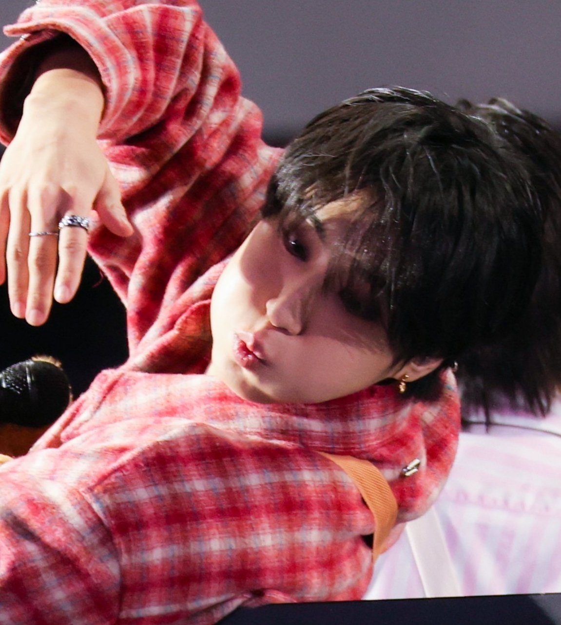 A moment captured by HAN (Stray Kids)'s fan