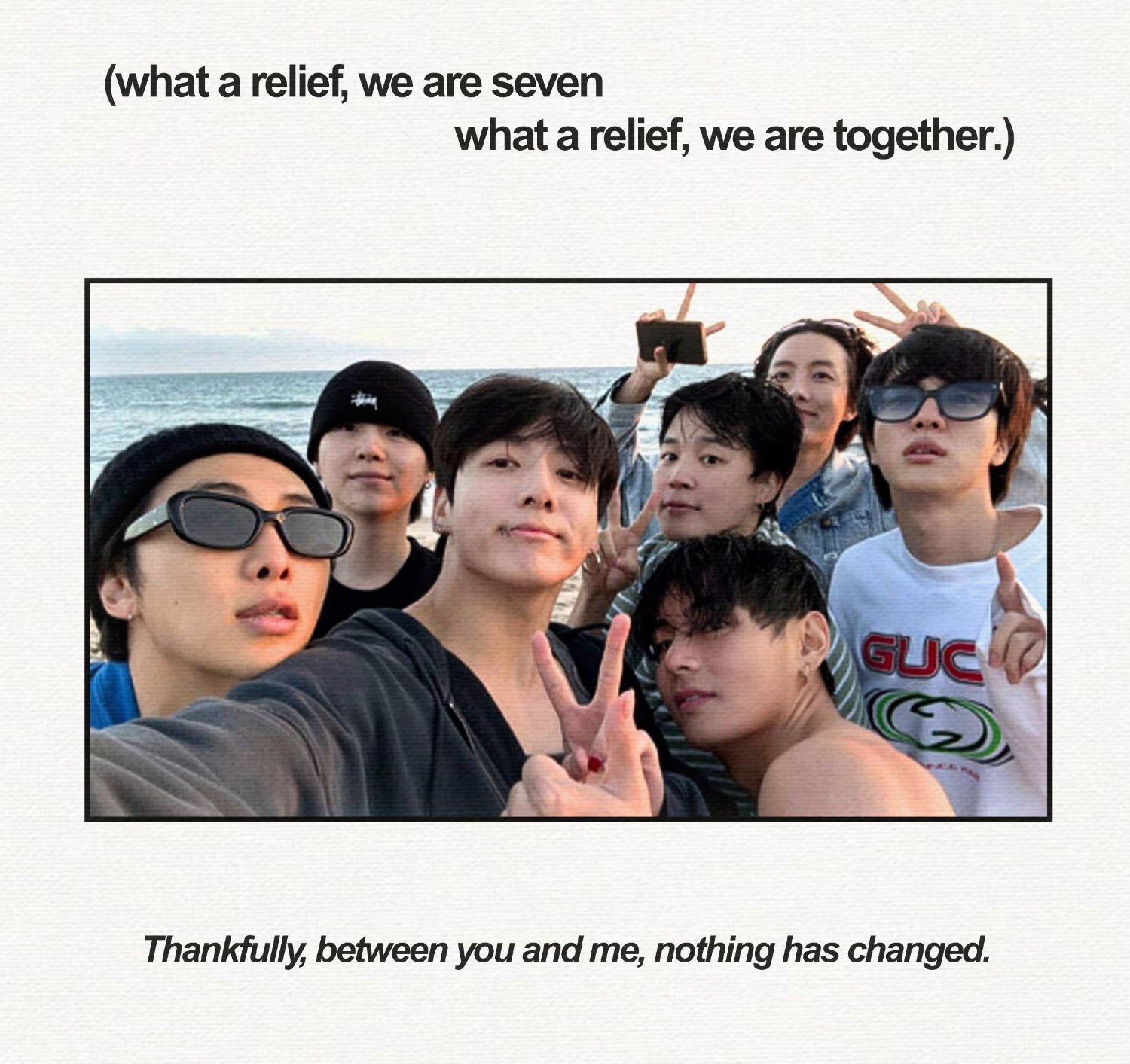 Recent activity shot of BTS