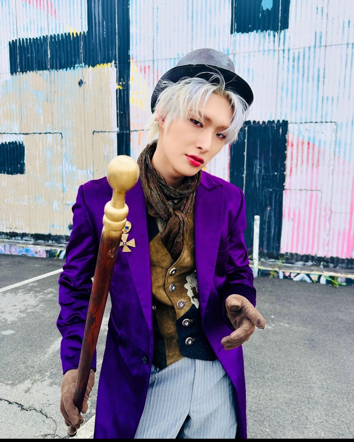 A moment captured by Mingi (ATEEZ)'s fan