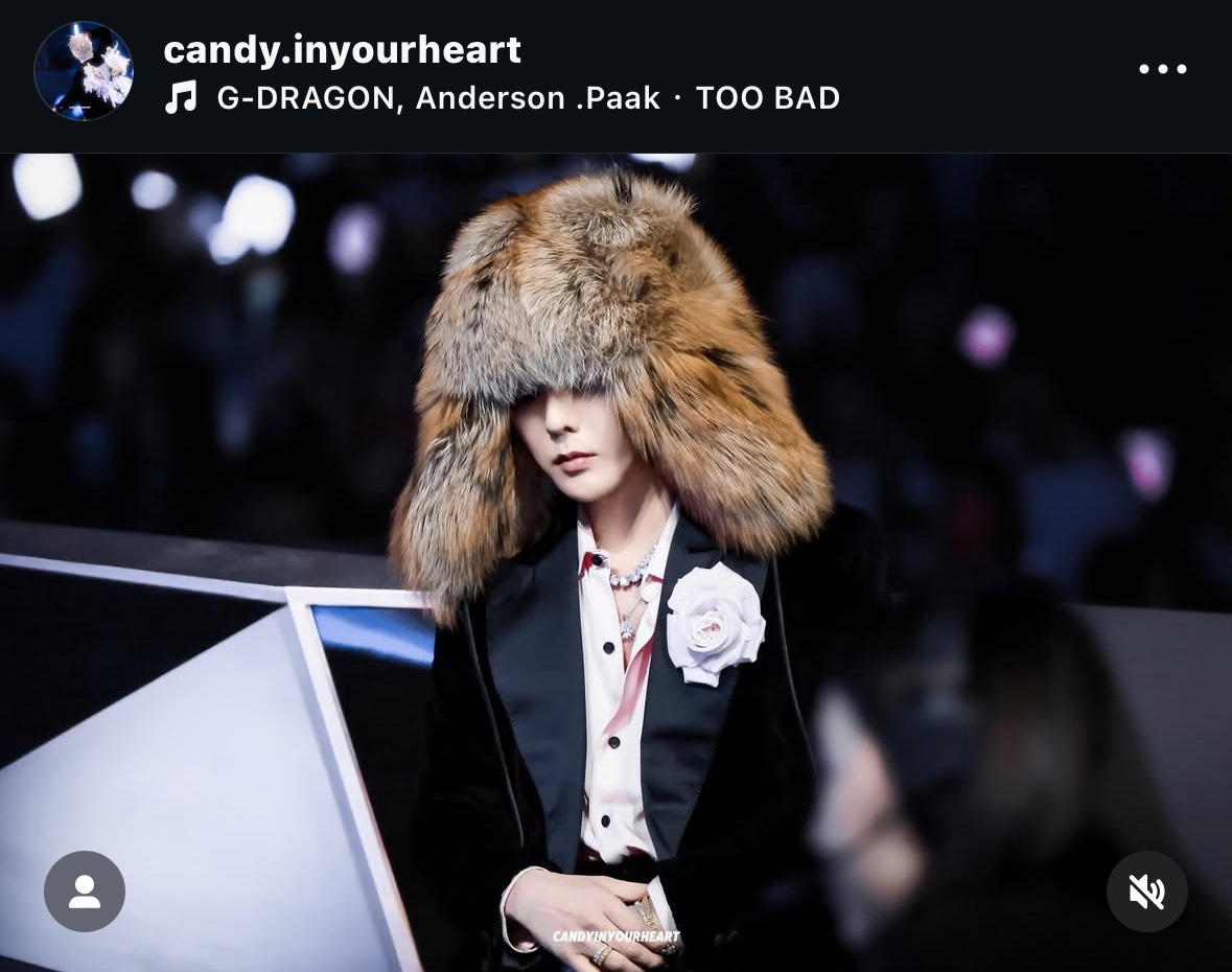 Recent activity shot of G-DRAGON (BIGBANG)