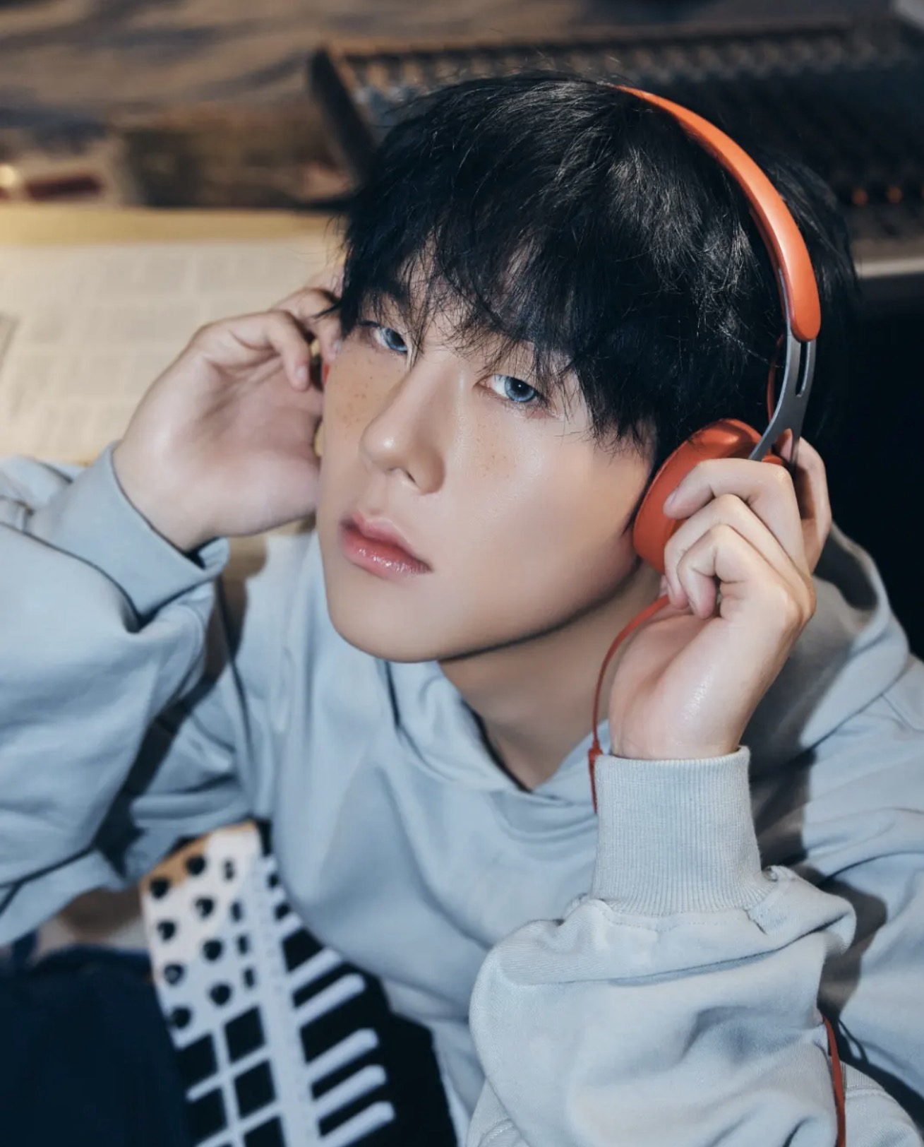 A moment captured by Joohoney (MONSTA X)'s fan