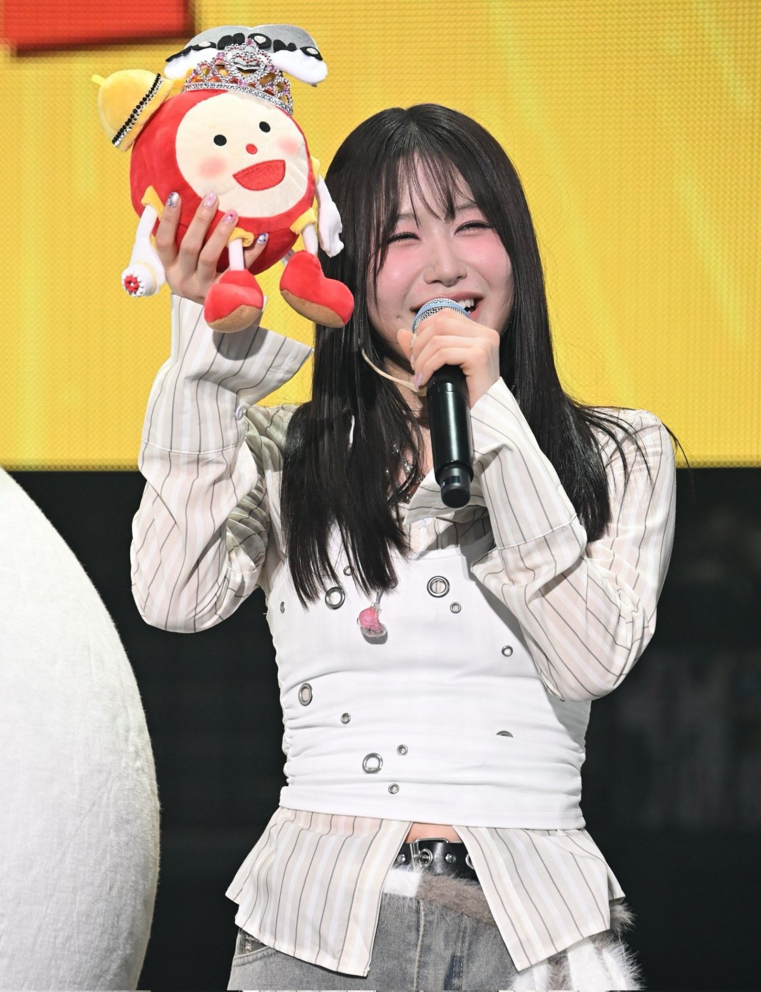 A moment captured by Kasahara Momona (ME:I)'s fan