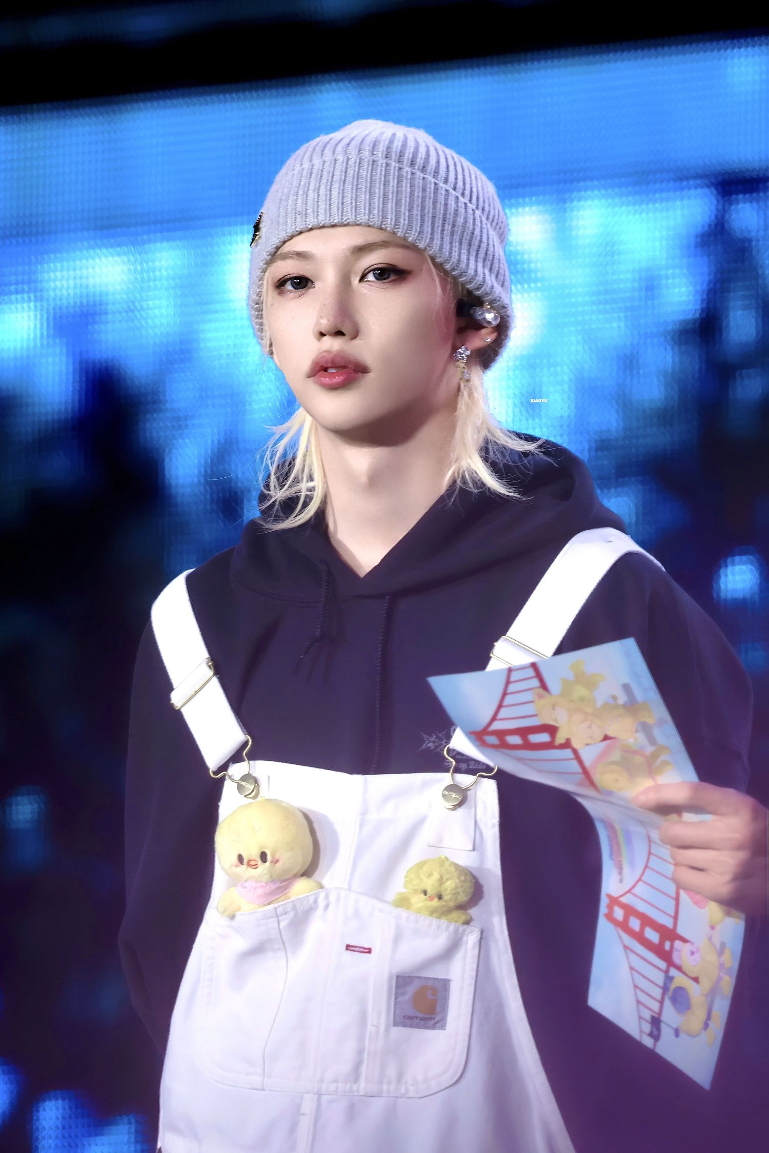 Recent activity shot of Felix (Stray Kids)
