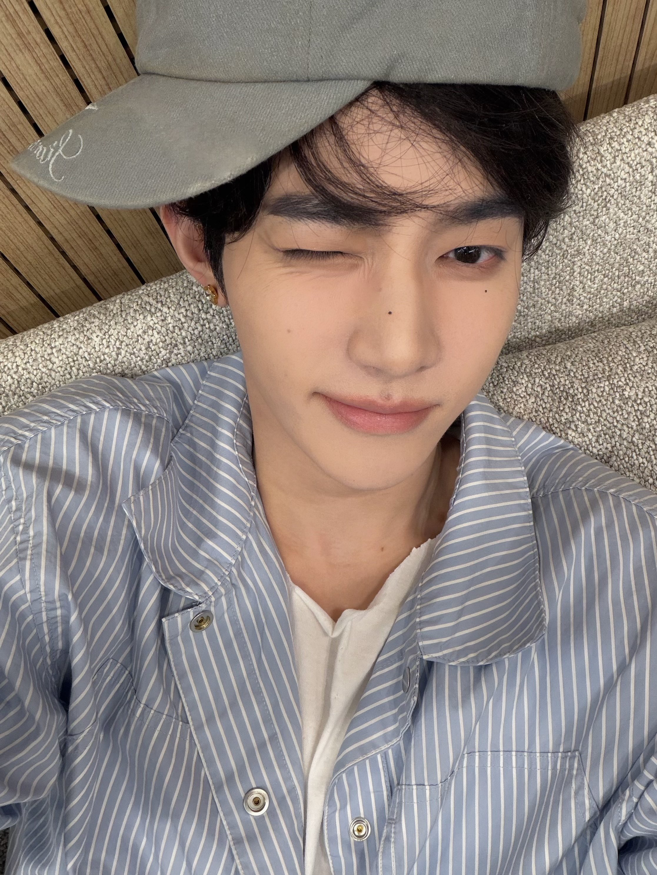 Recent activity shot of Zhang Hao (ZEROBASEONE)