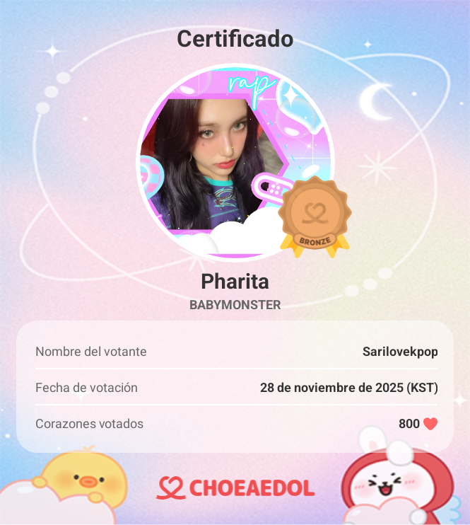 Behind-the-scenes cut of Pharita (BABYMONSTER)