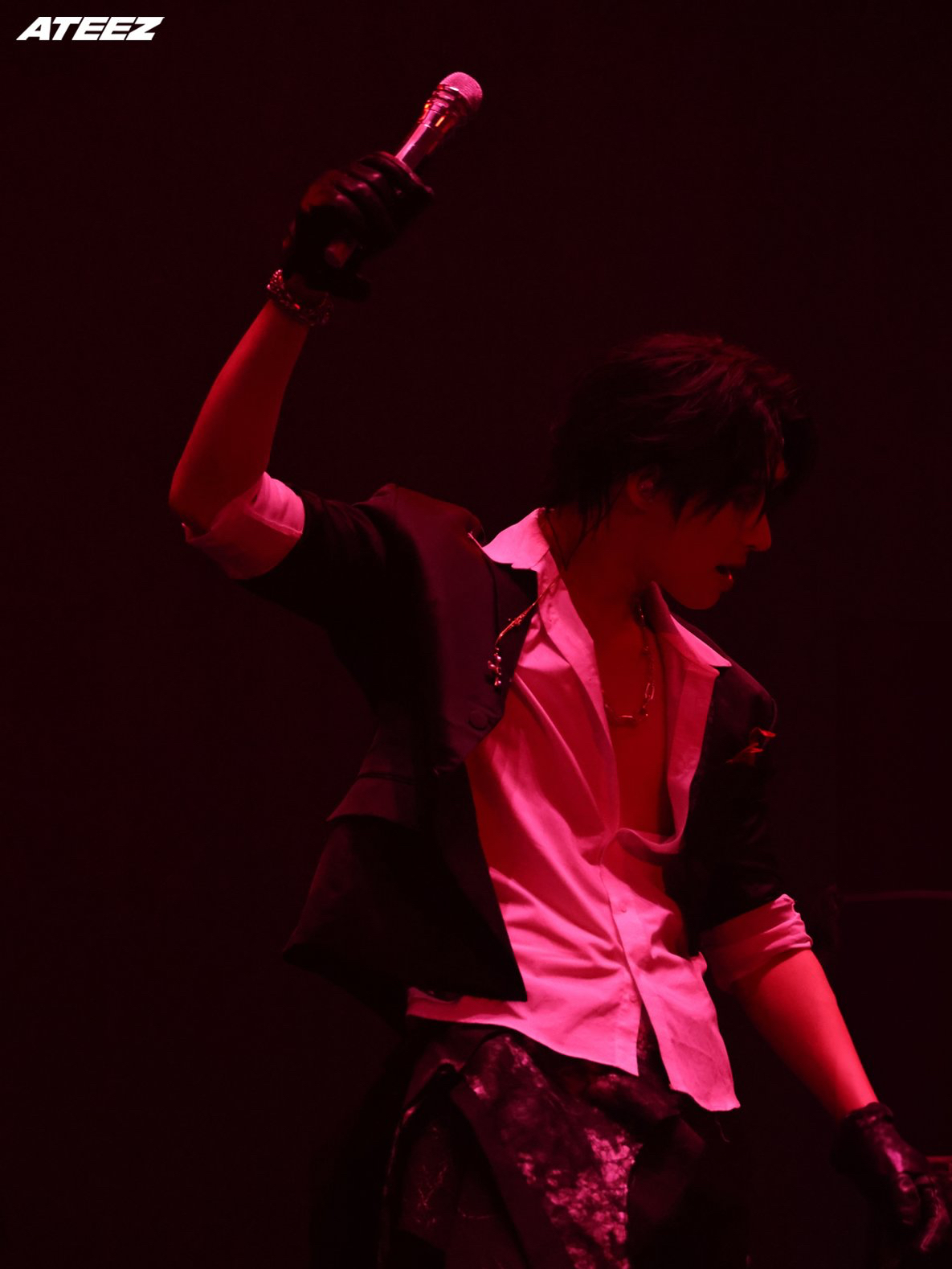Recent activity shot of Mingi (ATEEZ)
