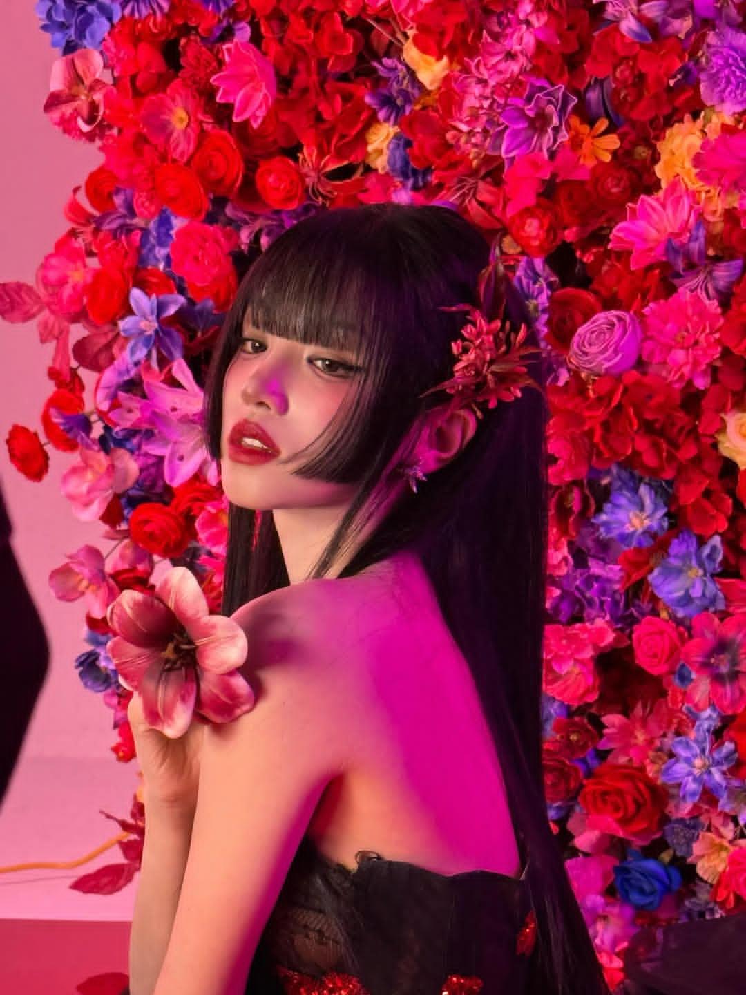 A moment captured by Yuqi (i-dle)'s fan