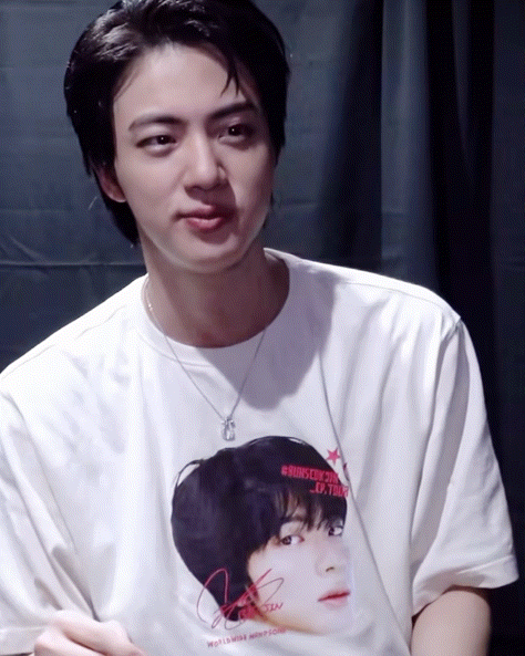 A moment captured by Jin (BTS)'s fan