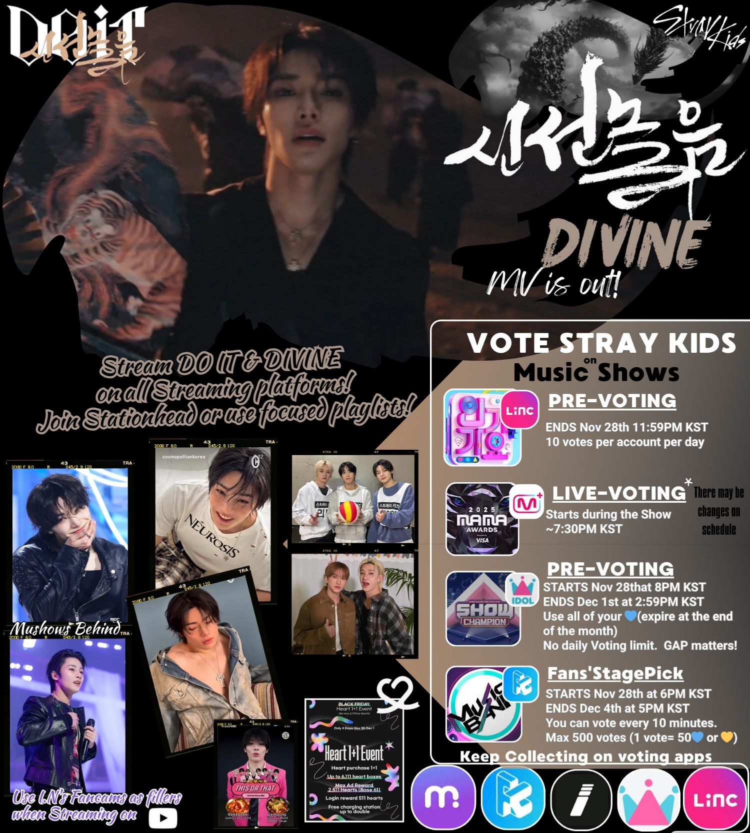 Recent activity shot of I.N (Stray Kids)