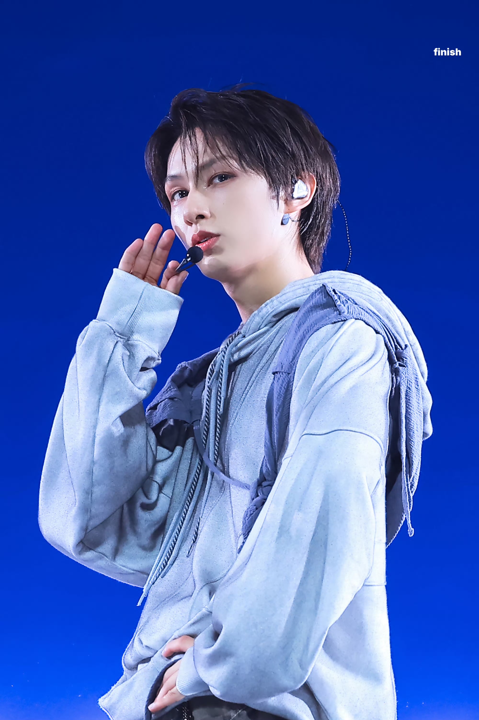 A moment captured by Jun (SEVENTEEN)'s fan