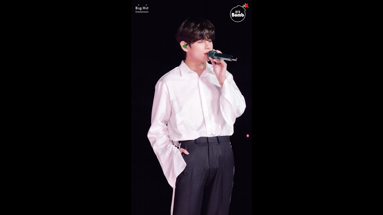 A moment captured by V (BTS)'s fan