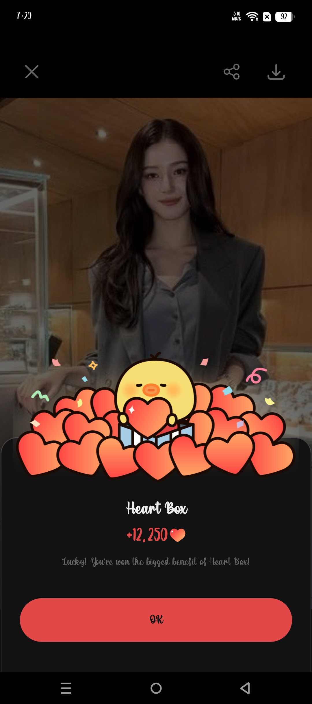 Recent activity shot of Nancy (MOMOLAND)