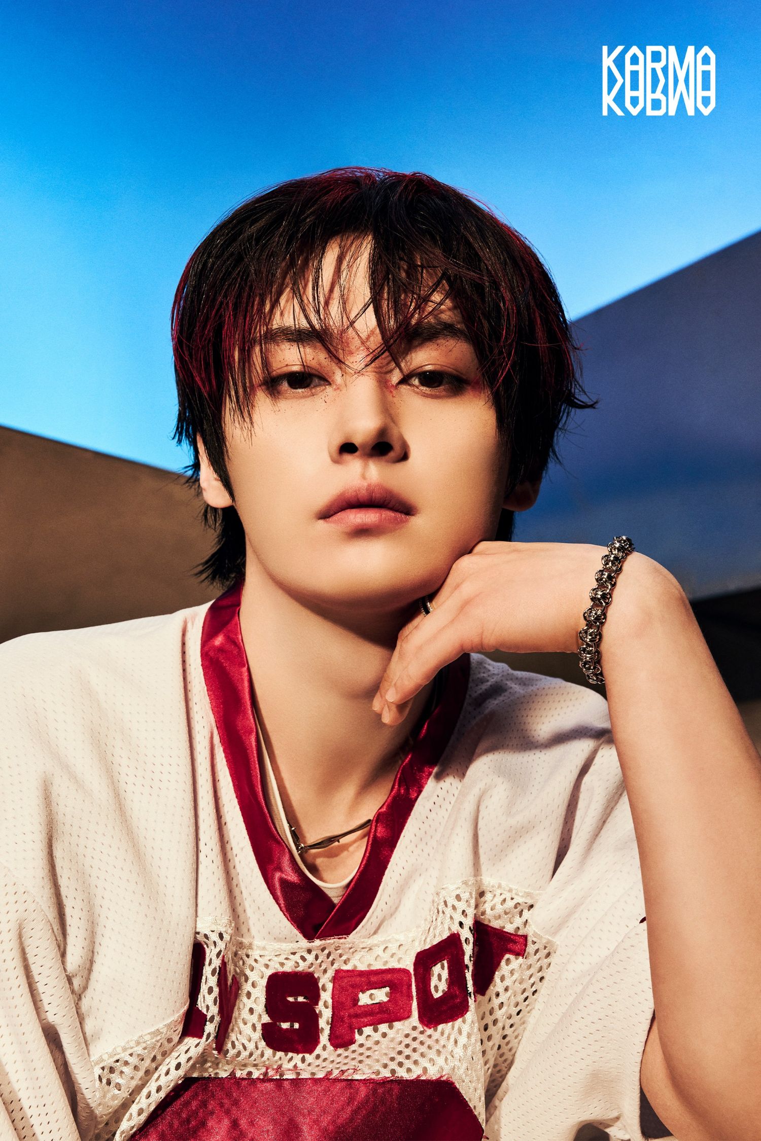 Recent activity shot of Lee Know (Stray Kids)