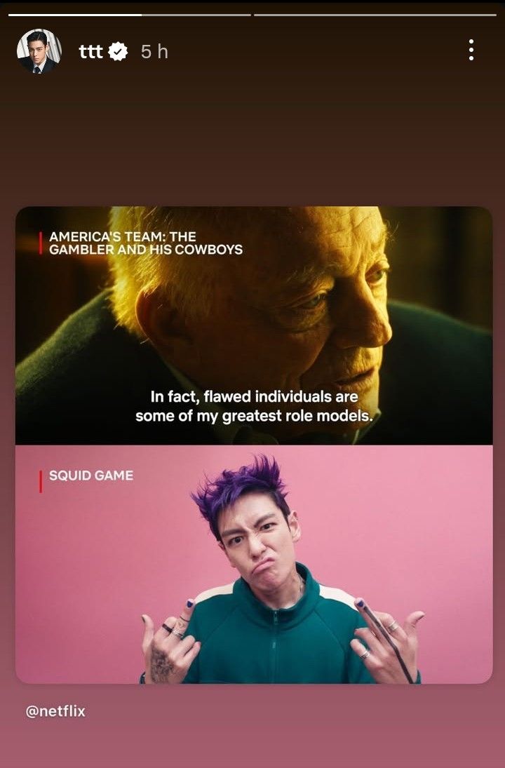 Recent activity shot of T.O.P