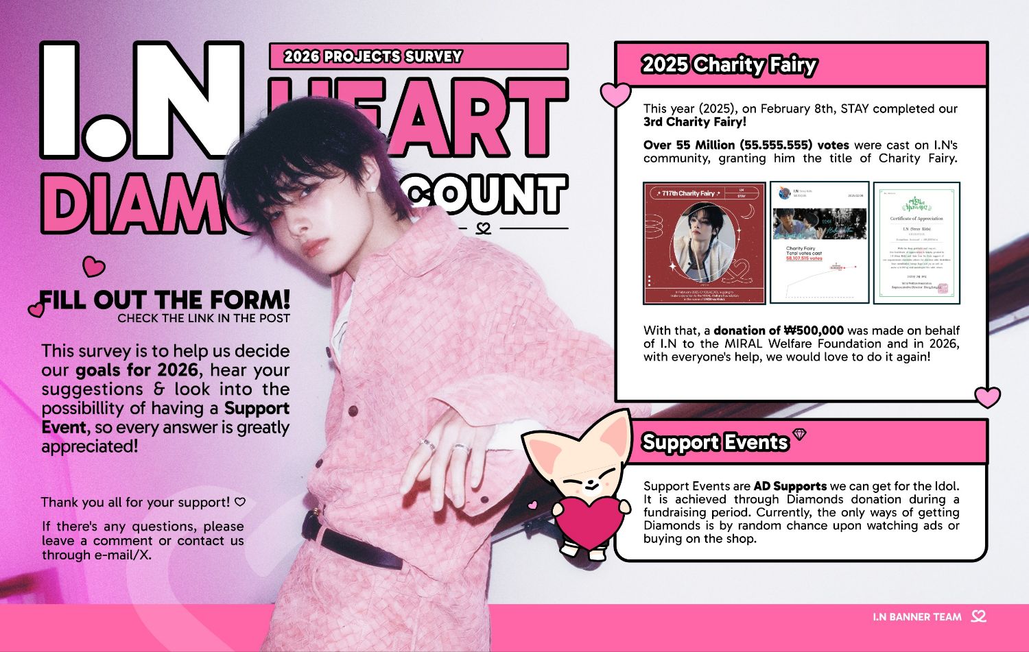 A moment captured by I.N (Stray Kids)'s fan