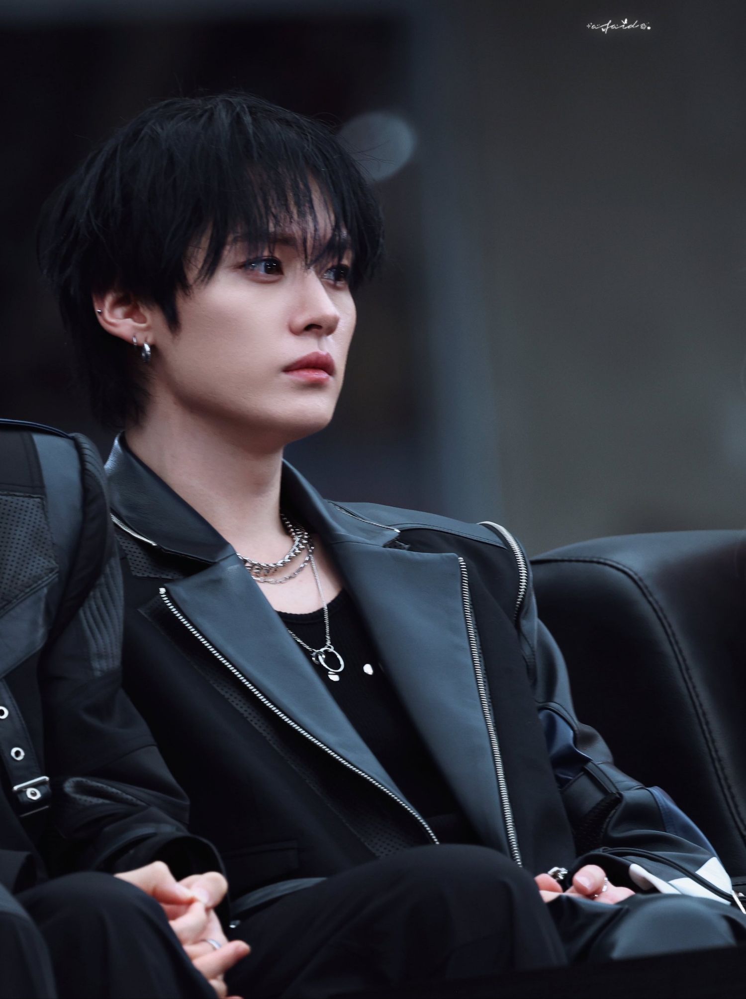 Recent activity shot of Lee Know (Stray Kids)