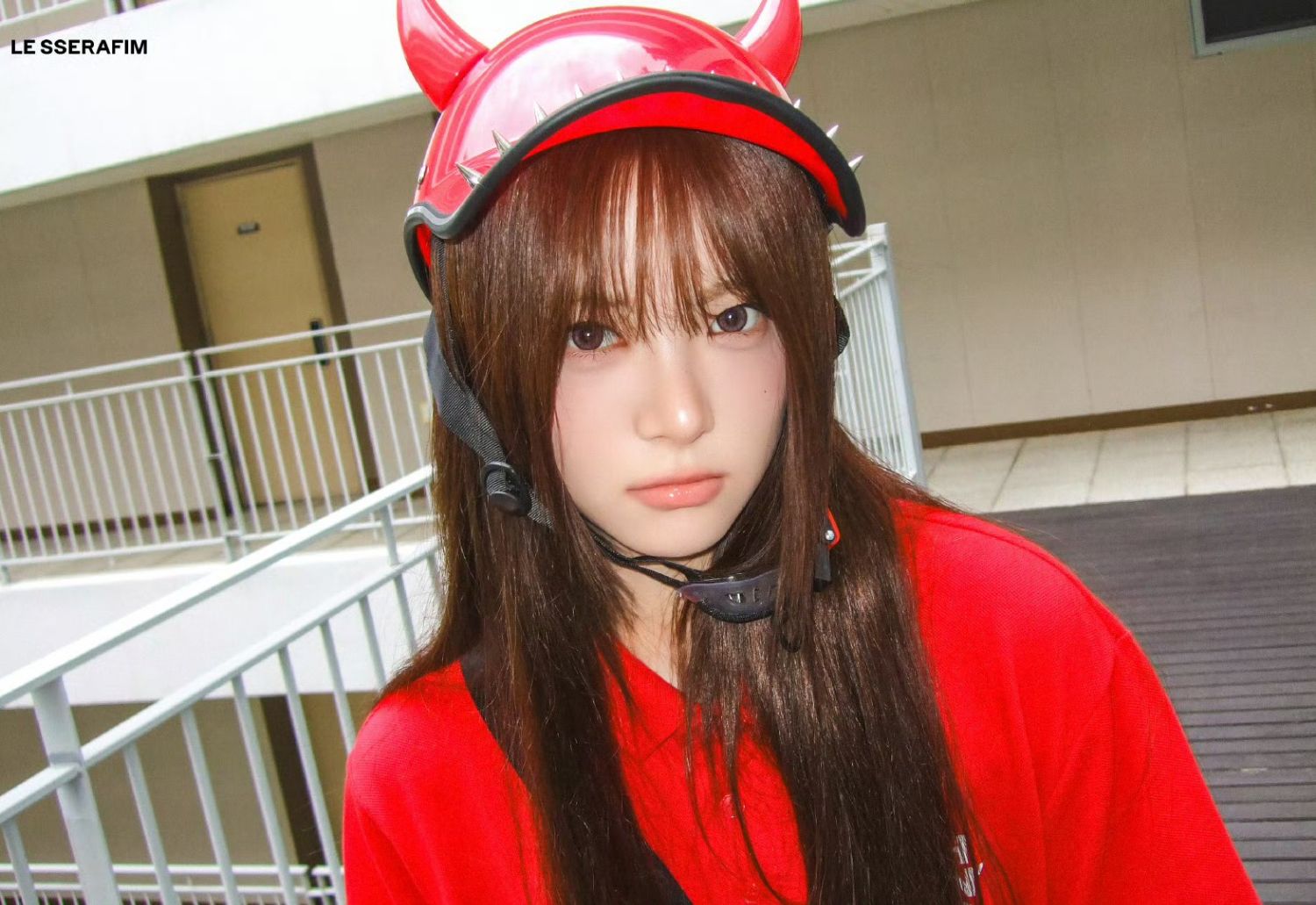 Foto aktivitas terbaru Hong Eunchae (LE SSERAFIM)