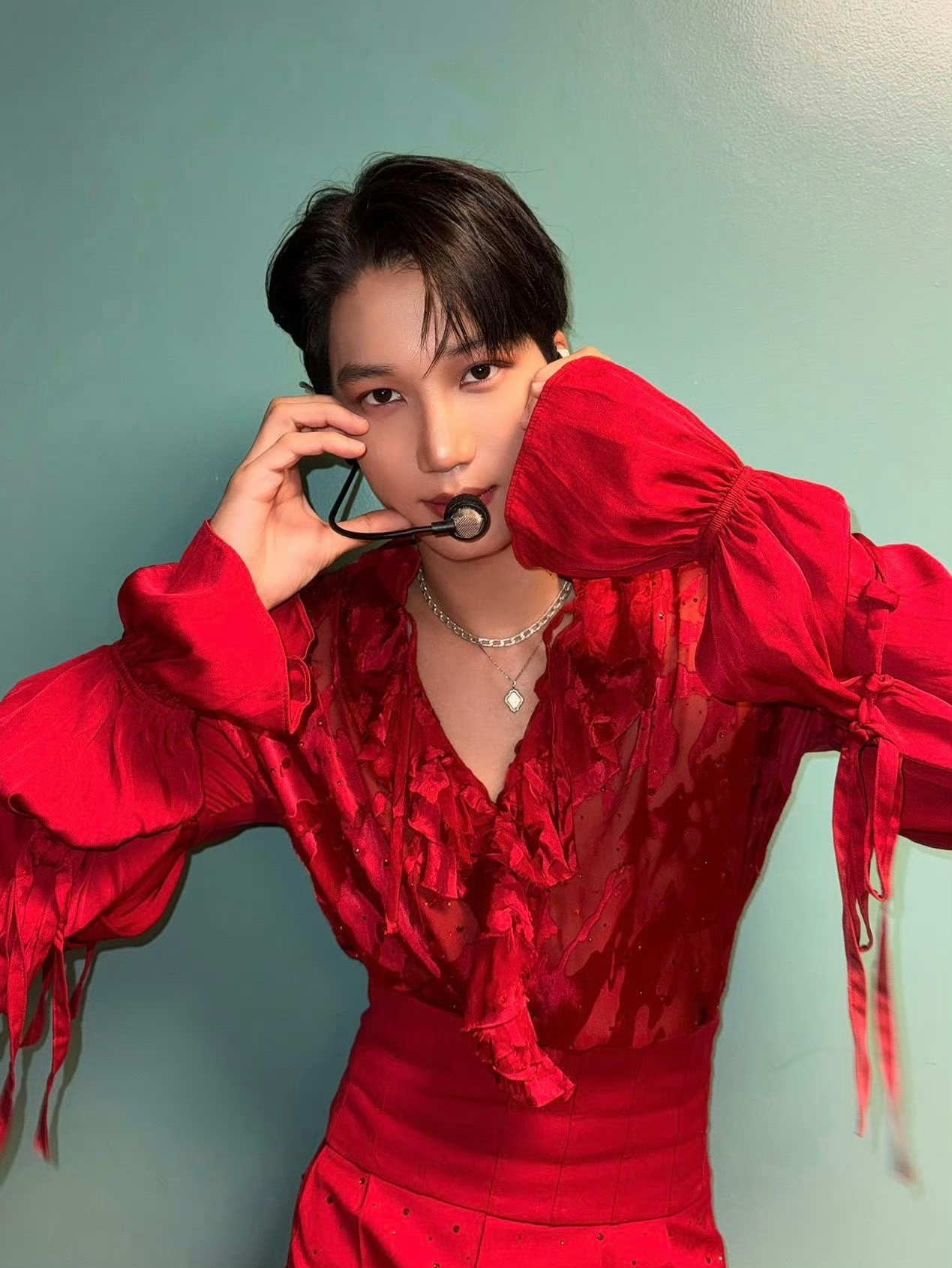 Momen yang diabadikan oleh penggemar Kai (EXO)