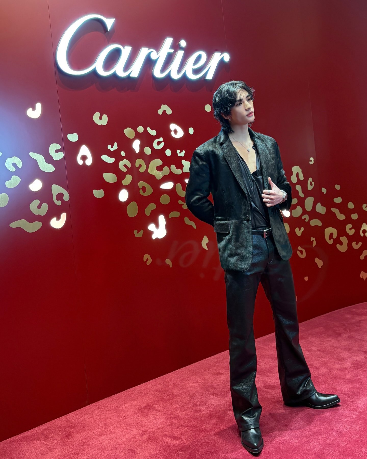 A moment captured by Hyunjin (Stray Kids)'s fan