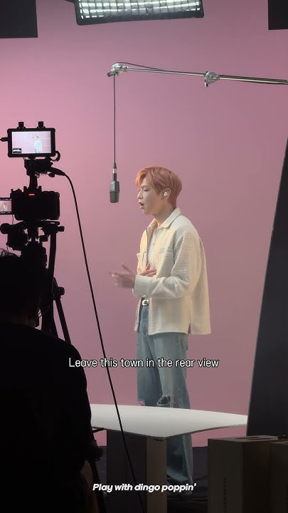 A moment captured by Kang Daniel's fan