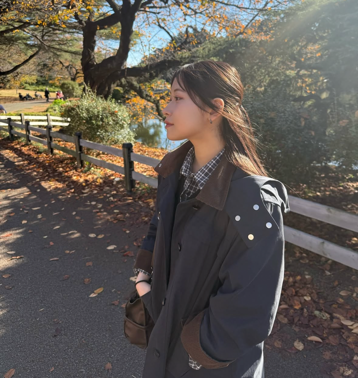 Recent activity shot of Kasahara Momona (ME:I)