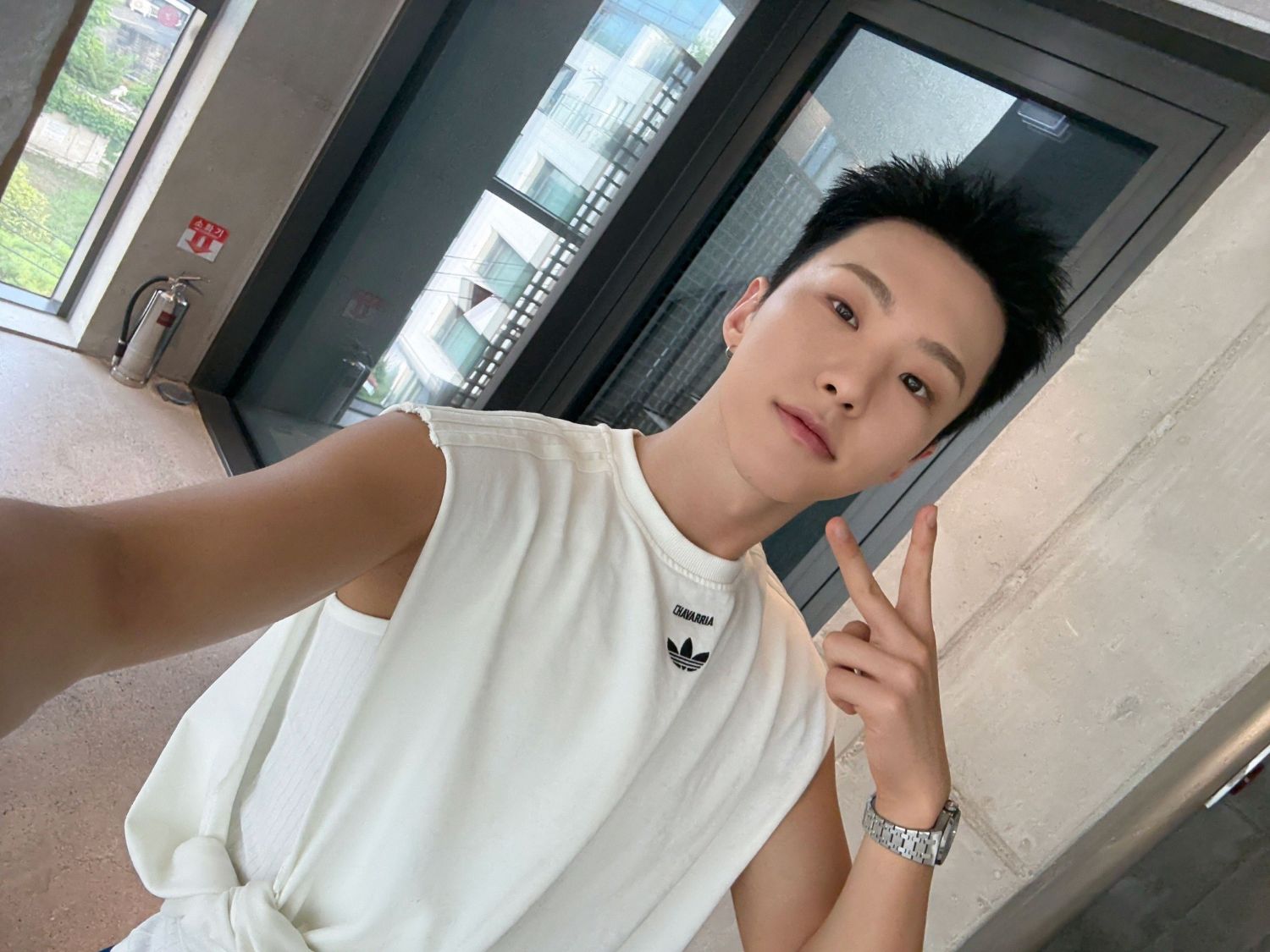 A moment captured by Hoshi (SEVENTEEN)'s fan