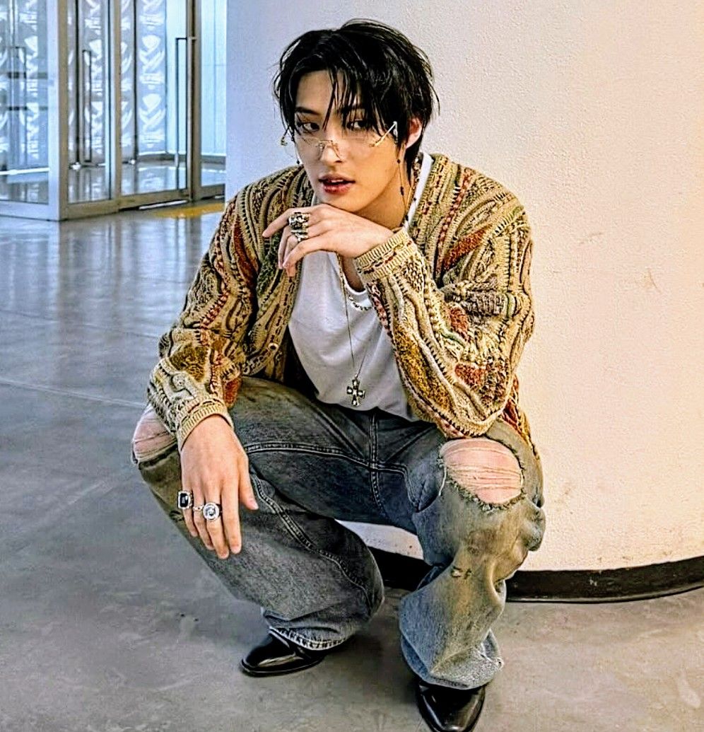 Recent activity shot of Mingi (ATEEZ)