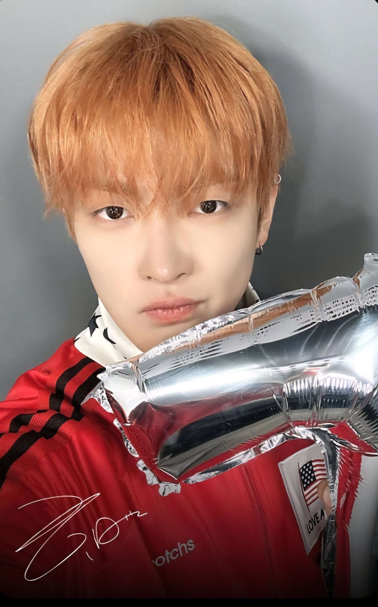 Recent activity shot of Hongjoong (ATEEZ)