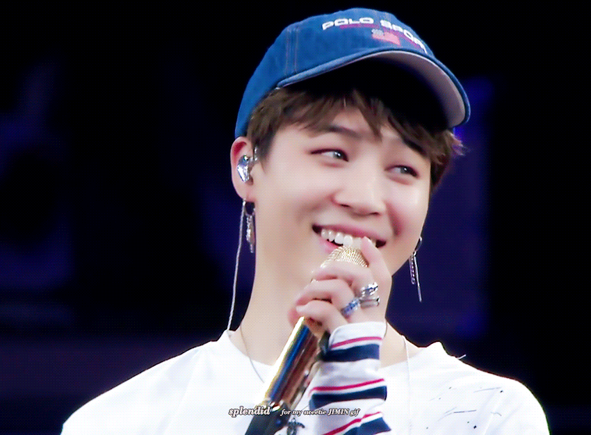 Recent activity shot of Jimin (BTS)