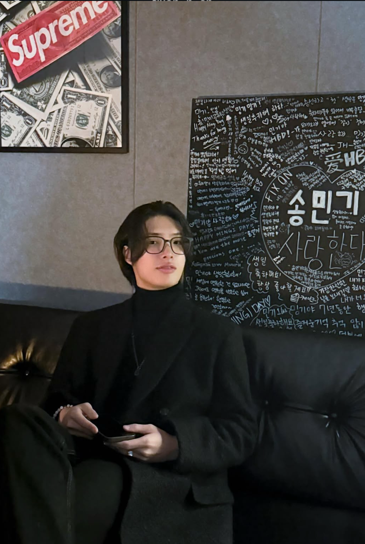 Recent activity shot of Mingi (ATEEZ)