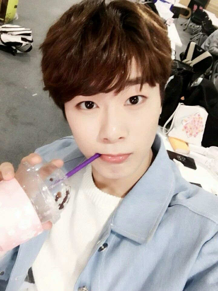 Recent activity shot of Moonbin (ASTRO)