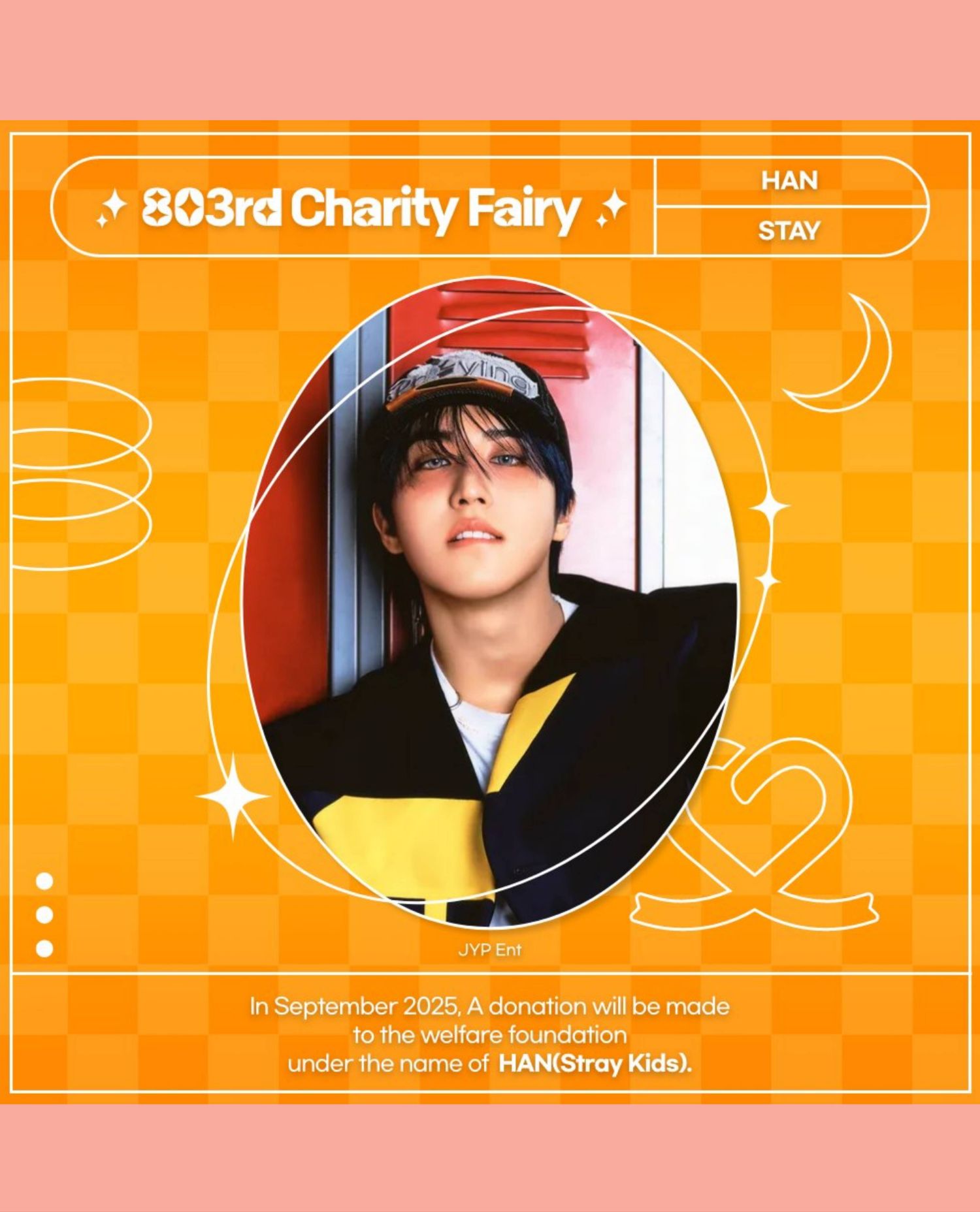 Recent activity shot of HAN (Stray Kids)